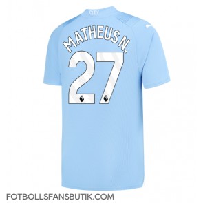 Manchester City Matheus Nunes #27 Replika Hemmatröja 2023-24 Kortärmad